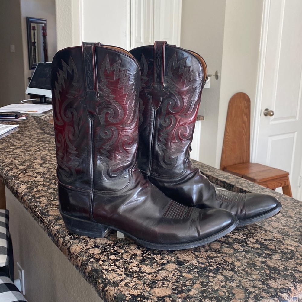 Lucchese Cowboy Boots 14 D